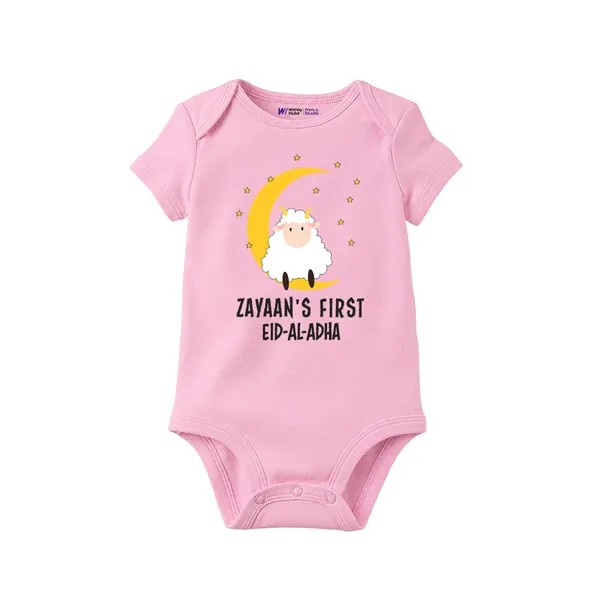 Pink_Cotton_First_Eid_Al_Adha_Customized_Onesie_For_Baby