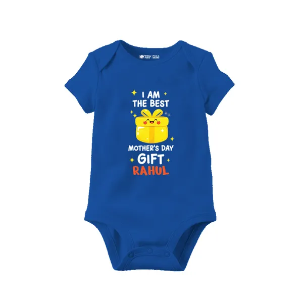 Blue_Cotton_Mother'S_Day_Gift_Romper_For_Baby