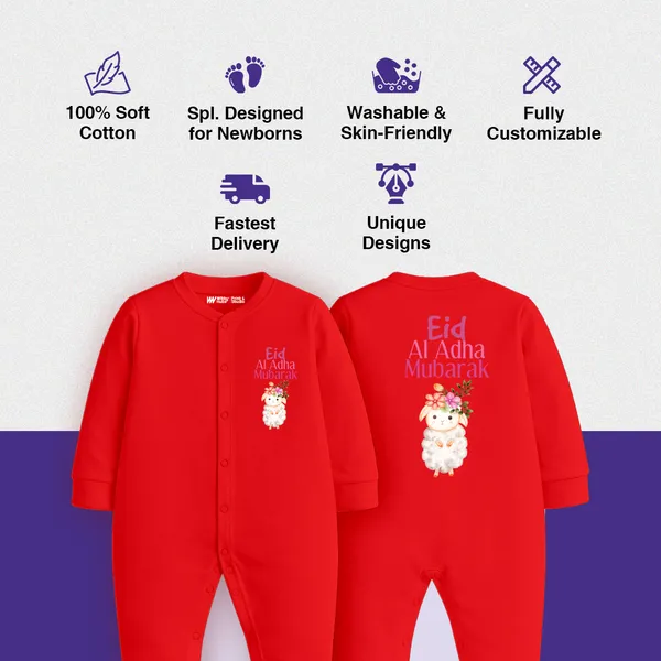 Red_Cotton_Eid_Al_Adha_Mubarak_Romper_For_Baby