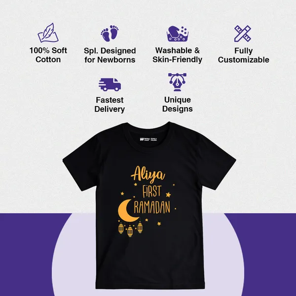 Black_Cotton_First_Ramadan_Customized_T-Shirt_For_Baby