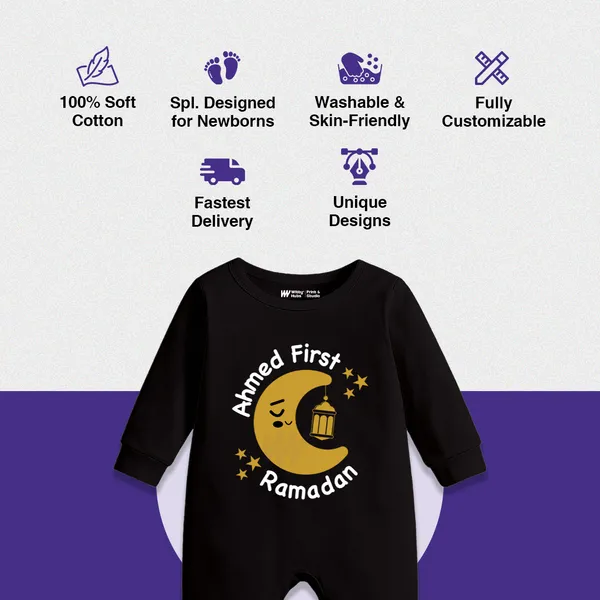 Black_Cotton_Ahmed_First_Ramadan_Full_Sleeve_Onesie_For_Baby