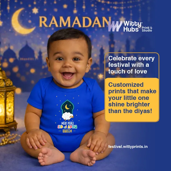 Blue_Cotton_Meri_Pehli_Eid_Mubarak_Kareem_Baby_Bodysuit