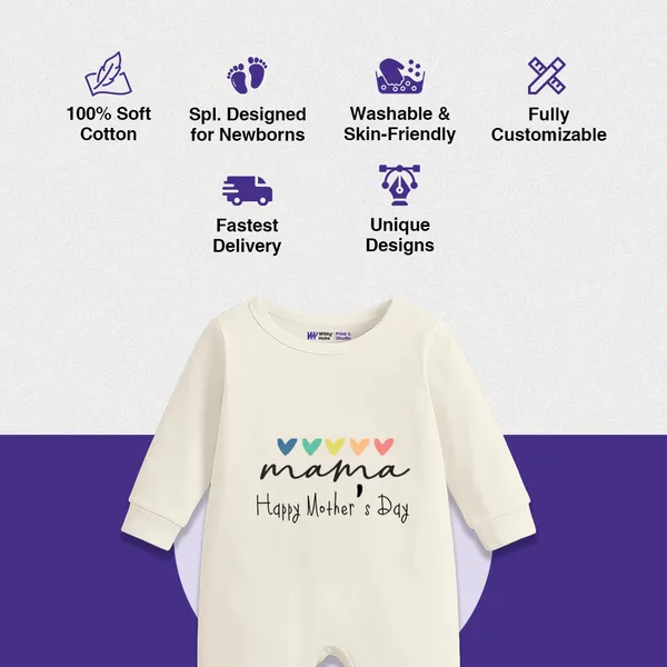 Cream_Cotton_Mama_Happy_Mother'S_Day_Print_Romper_For_Baby