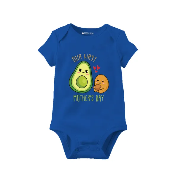 Blue_Cotton_Our_First_Mother'S_Day_Onesie_For_Newborns