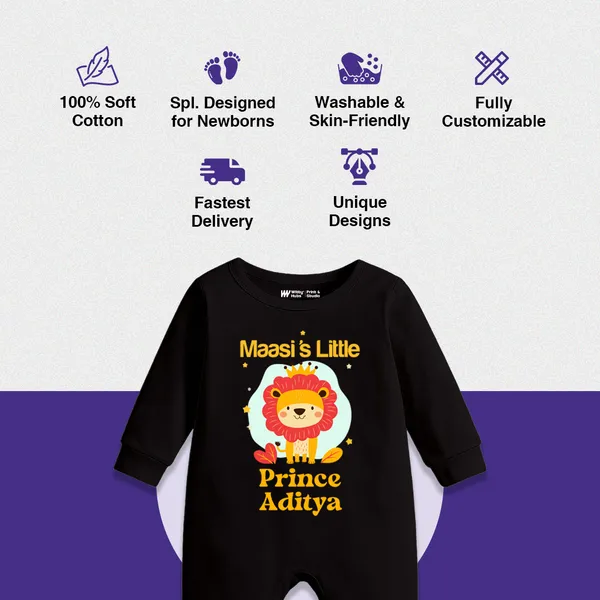 Black_Cotton_Maasi'S_Little_Prince_Personalized_Full_Sleeve_Romper_For_Baby_Boys