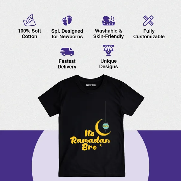 Black_Cotton_Ramadan_Bro_Printed_T-Shirt_For_Kids