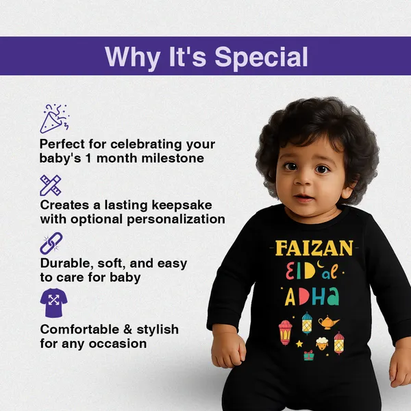 Black_Cotton_Eid_Adha_Customizable_Romper_For_Baby