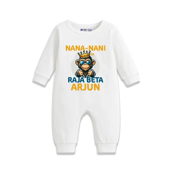White_Cotton_Nana_Nani_Raja_Beta_Printed_Romper_For_Baby