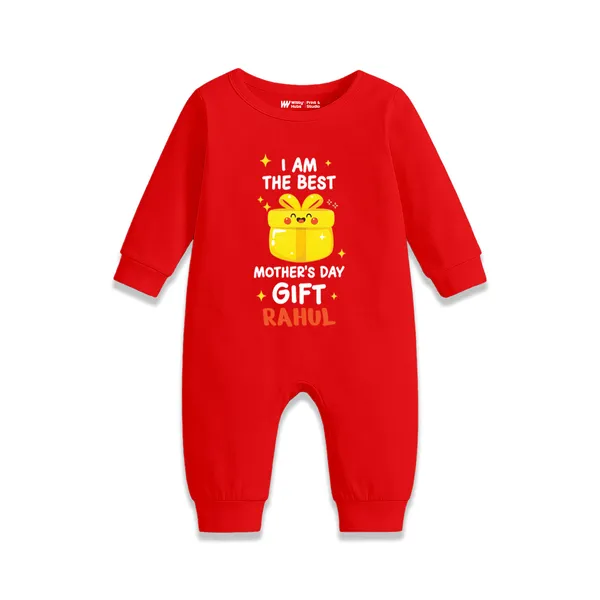 Red_Cotton_Mother'S_Day_Gift_Personalized_Baby_Romper