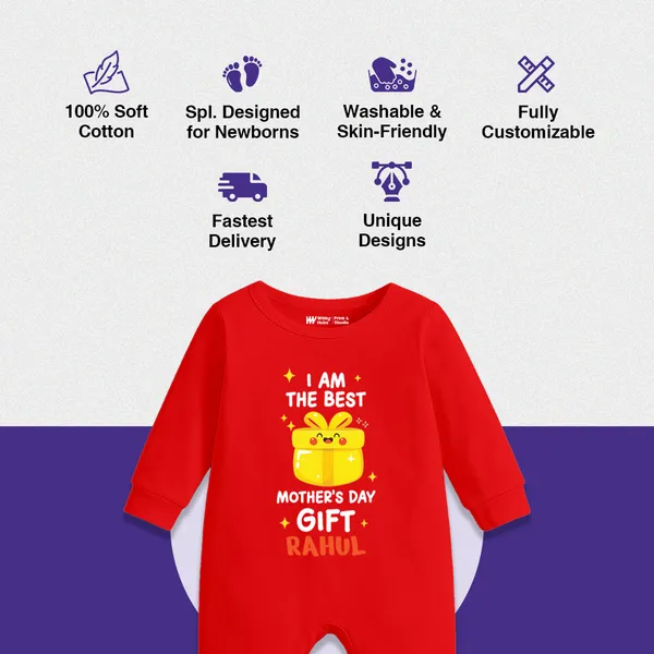 Red_Cotton_Mother'S_Day_Gift_Personalized_Baby_Romper