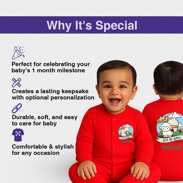 Red_Cotton_Eid_Al_Adha_Footed_Romper_For_Baby