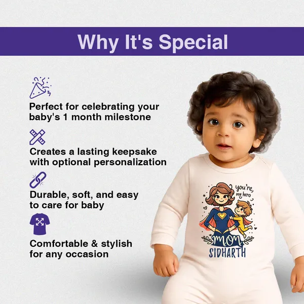 Cream_Cotton_Full_Sleeve_My_Hero_Mom_Print_Romper_For_Baby