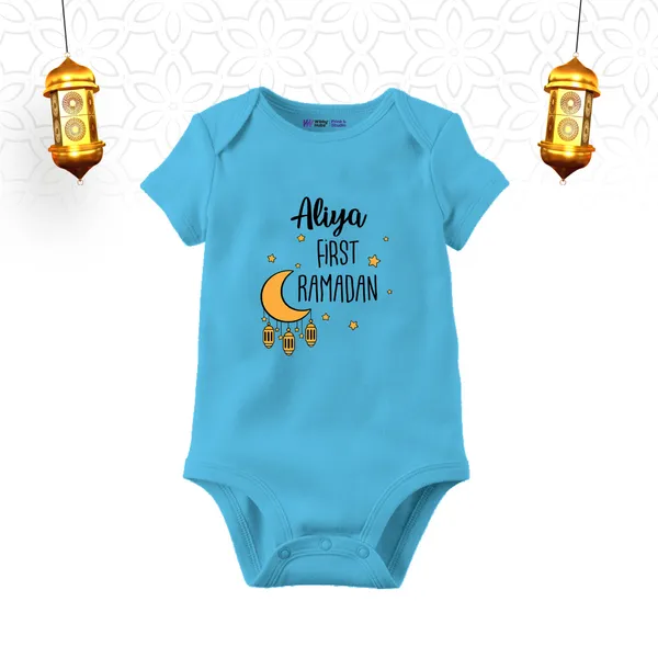 Personalized_First_Ramadan_Blue_Cotton_Onesie_For_Baby