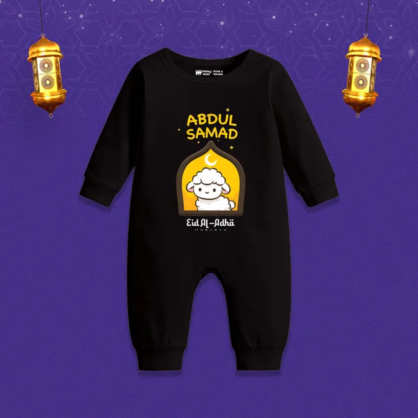 Black_Personalized_Eid_Al_Adha_Romper_For_Baby