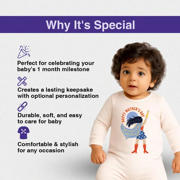 Cream_Graphic_Print_Long_Sleeve_Romper_For_Baby