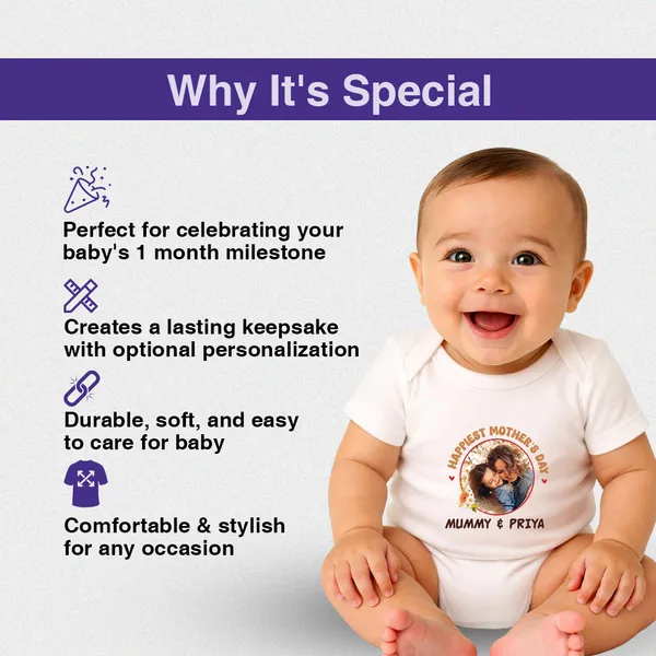 Happiest_Mother'S_Day_Cream_Cotton_Bodysuit_For_Newborns