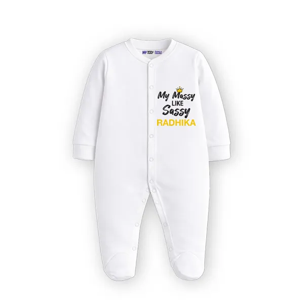 White_Cotton_My_Messy_Like_Sassy_Personalized_Romper_For_Babies