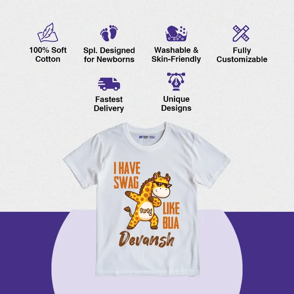 White_Cotton_Personalized_Giraffe_Print_T-Shirt_For_Kids