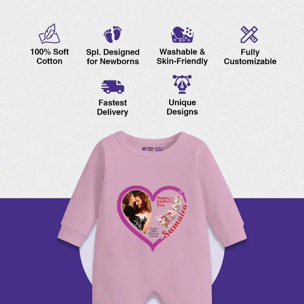 Pink_Customizable_Heart_Photo_Print_Romper_For_Baby