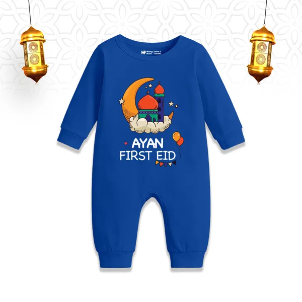 Blue_Customized_First_Eid_Romper_For_Baby_Boys