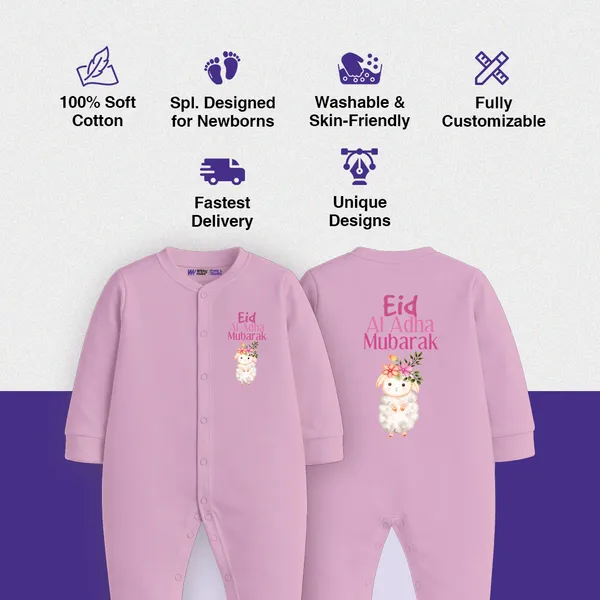 Pink_Cotton_Eid_Mubarak_Printed_Romper_For_Baby