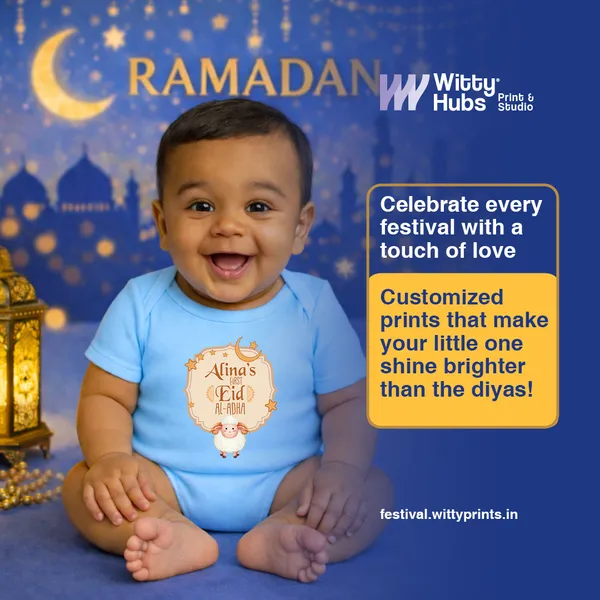 Blue_Cotton_Personalized_Eid_Romper_For_Baby