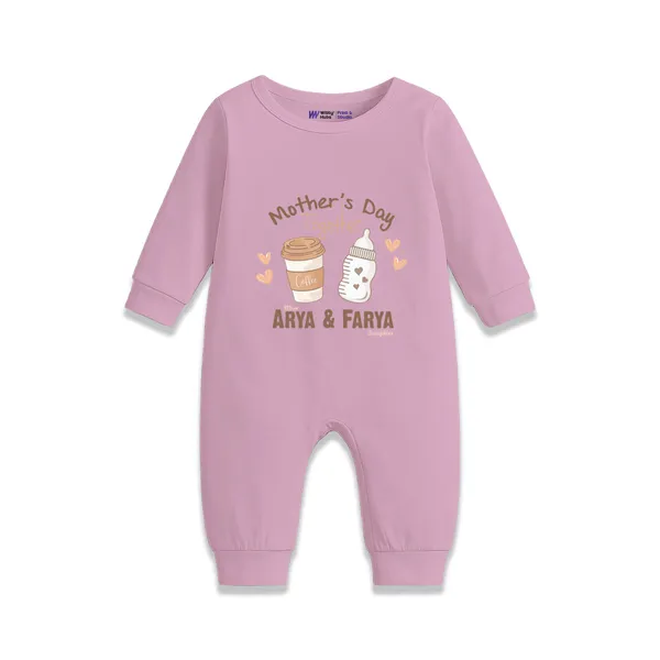 Pink_Cotton_Mother'S_Day_Personalized_Romper_For_Baby