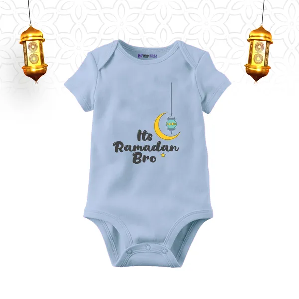 My_1St_Ramadan_Bro_Light_Blue_Cotton_Baby_Romper