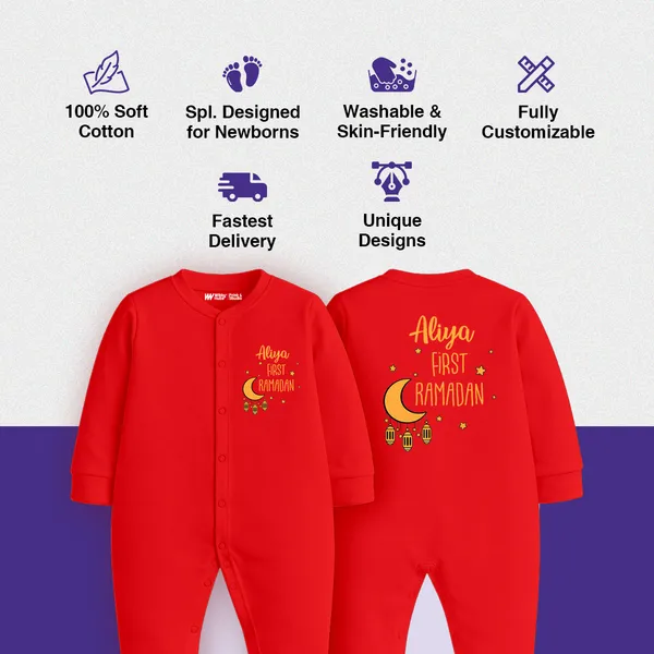 Red_Ramadan_Personalized_Full_Sleeve_Romper_For_Baby