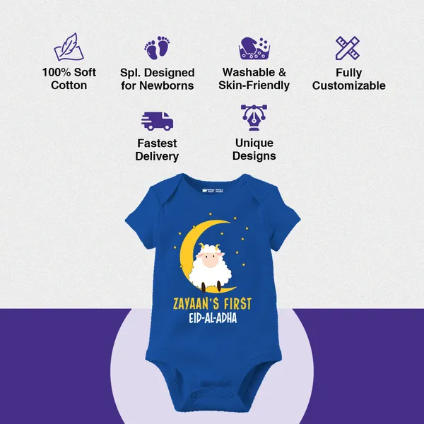 Blue_Cotton_First_Eid_Al_Adha_Personalized_Bodysuit_For_Baby