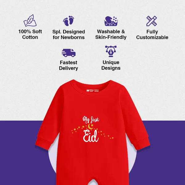 Red_Cotton_My_First_Eid_Romper_For_Baby