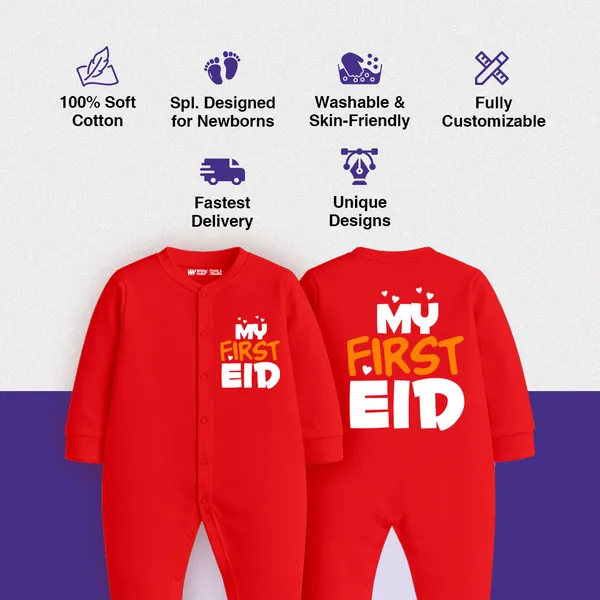 Red_Cotton_My_First_Eid_Printed_Romper_For_Babies