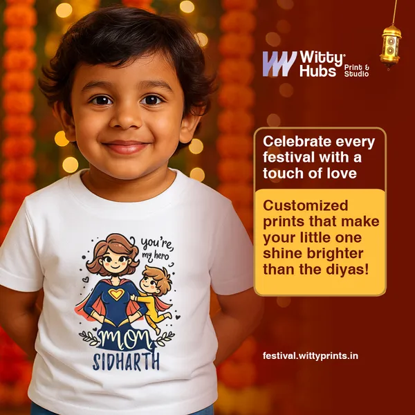 Personalized_Superhero_Mom_White_Cotton_T-Shirt_For_Kids