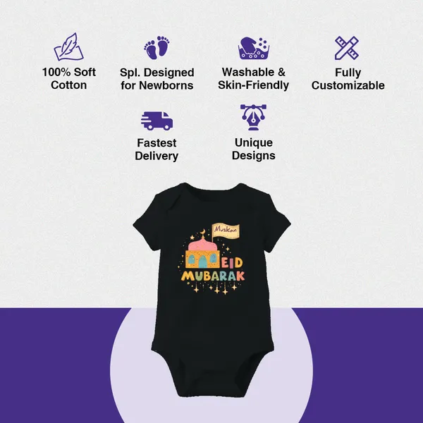 Eid_Mubarak_Customizable_Black_Onesie_For_Baby