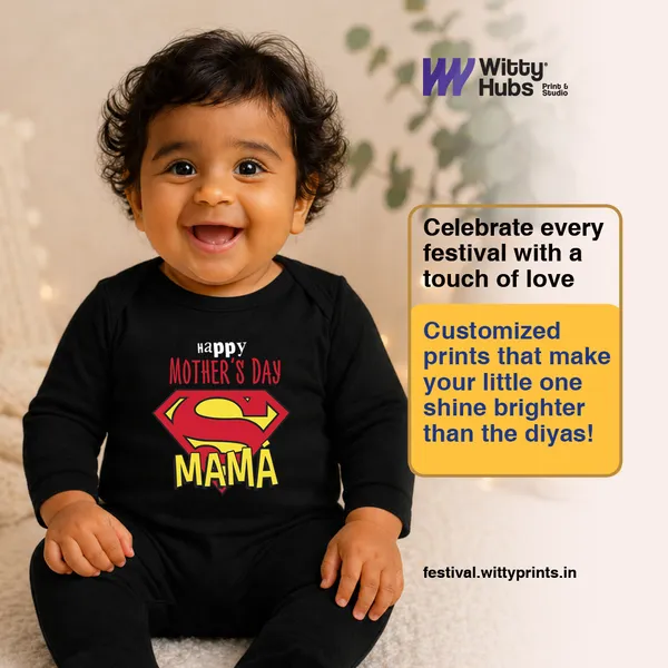 Black_Cotton_Happy_Mother'S_Day_Super_Mama_Romper_For_Baby