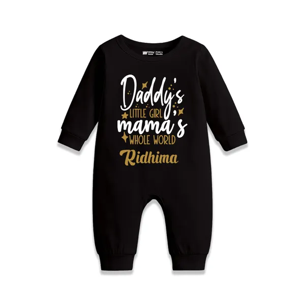 Black_Personalized_Baby_Romper_For_1_Month_Milestone