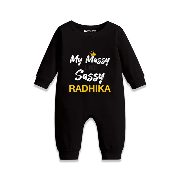 Black_Cotton_Full_Sleeve_Romper_For_Babies_With_Personalized_Name