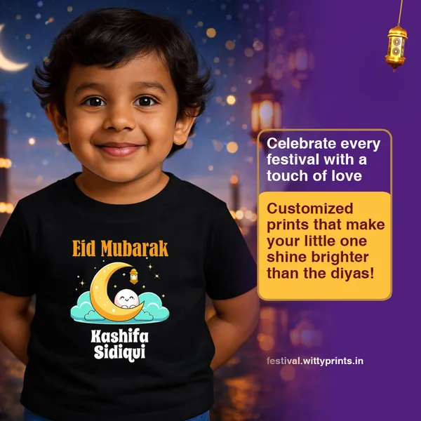 Black_Cotton_Eid_Mubarak_Personalized_T-Shirt_For_Kids