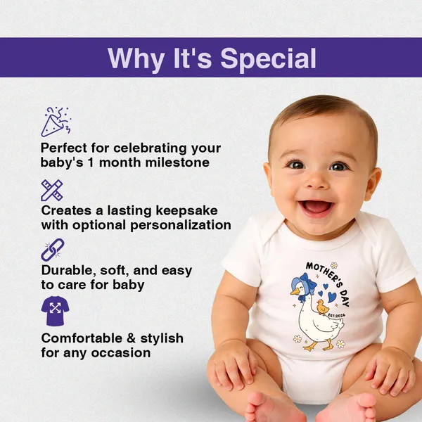 White_Cotton_Mother'S_Day_Graphic_Onesie_For_Baby