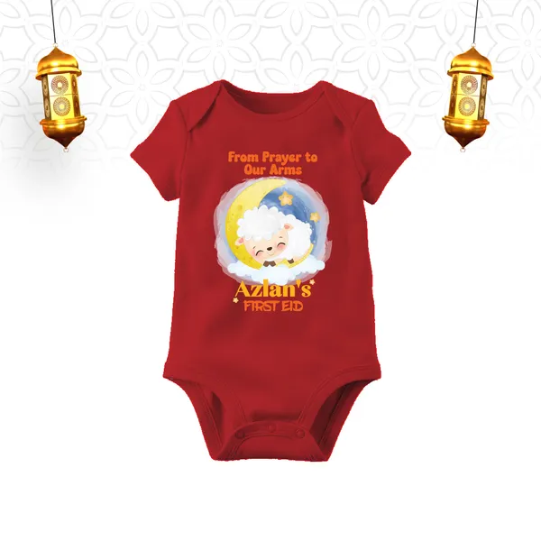 Red_Cotton_Printed_First_Eid_Baby_Romper