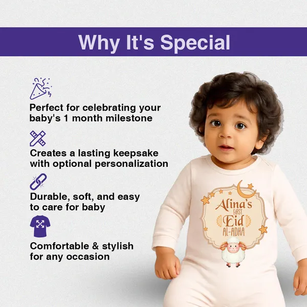 Cream_Cotton_First_Eid_Al-Adha_Printed_Romper_For_Baby