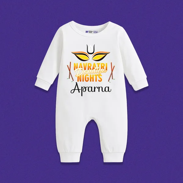 White_Cotton_Navratri_Nights_Printed_Romper_For_Baby