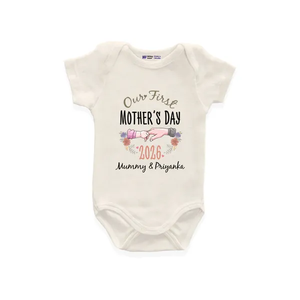 Our_First_Mother'S_Day_2026_Personalized_Baby_Romper