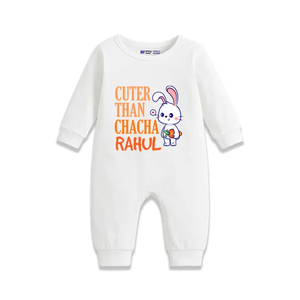 White_Cotton_Cuter_Than_Chacha_Rahul_Romper_For_Newborns