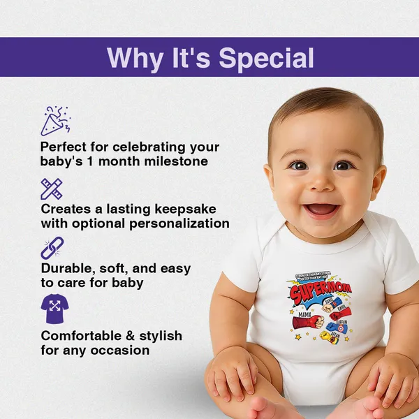 Supermom_Customized_Print_White_Cotton_Romper_For_Baby
