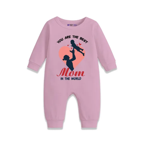 Pink_Cotton_Long_Sleeve_Romper_For_Baby