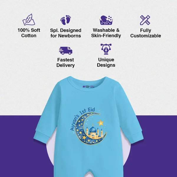 Blue_Crescent_Moon_1St_Eid_Romper_For_Baby