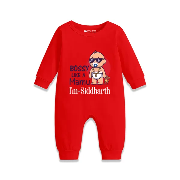 Red_Cotton_Bossy_Like_Mama_Full_Sleeve_Romper_For_Baby
