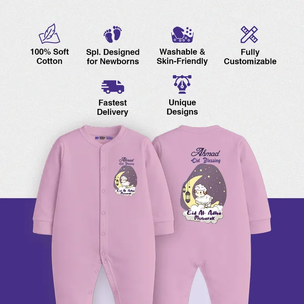 Pink_Cotton_Eid_Al_Adha_Mubarak_Romper_For_Baby
