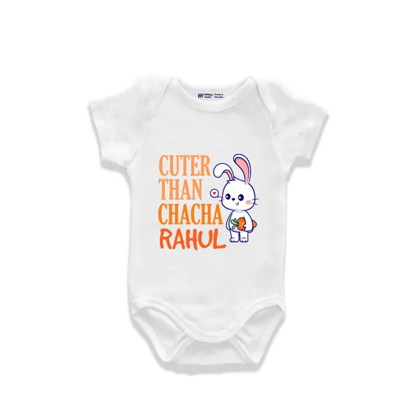 White_Cotton_Cuter_Than_Chacha_Rahul_Printed_Romper_For_Baby